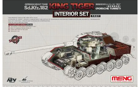 Meng Model 1:35 - Sd.Kfz.182 King Tiger Interior (Porsche)