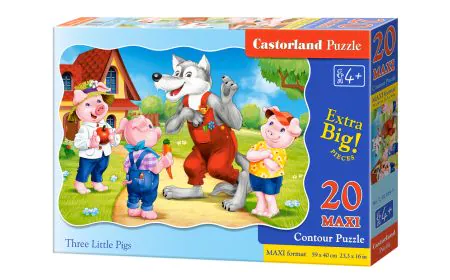 Castorland Jigsaw Premium Maxi 20 Pc - Three Little Pigs