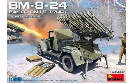 Miniart 1:35 - BM-8-24 Based on 1.5t Truck