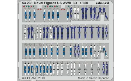 Eduard PhotoEtch 1:350 - Naval Figures US WWII 3D