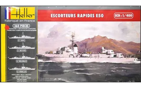 Heller 1:400 - ESCORTEURS RAPIDES E50 (Escort Ship)
