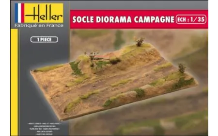 Heller 1:35 - Socle Diorama Campagne Base