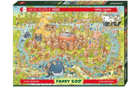 Heye Puzzles - Funky Zoo, 1000 Pc - Australian Habitat