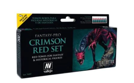 AV Vallejo Fantasy Set - Crimson Red Set (8)