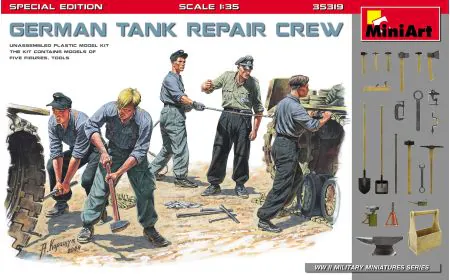 Miniart 1:35 - German Tank Repair Crew, Spec Edit