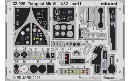 Eduard Photoetch 1:32 - Tempest Mk.VI (Special Hobby)