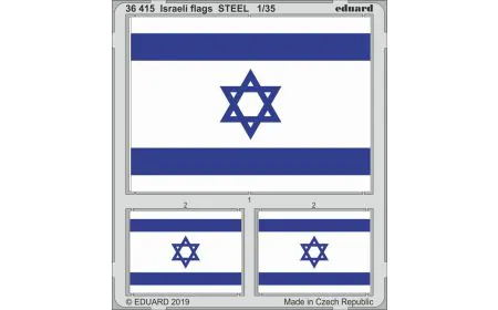 Eduard Photoetch 1:35 - Israeli Flags