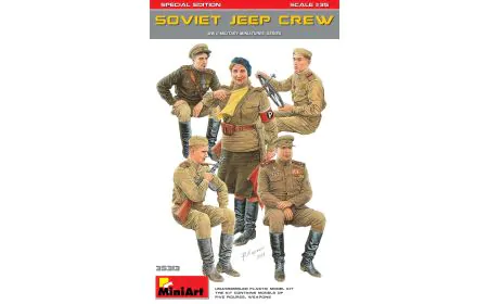 Miniart 1:35 - Soviet Jeep Crew, Special Edition
