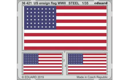 Eduard Photoetch 1:35 - US Ensign Flag WWII STEEL