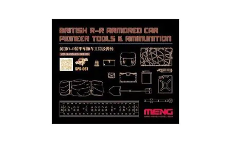 Meng Model 1:35 - British R-R Armored Car Pioneer Tool Resin