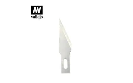 AV Vallejo Tools - Fine Point Blades #11 (5) #1 Handle