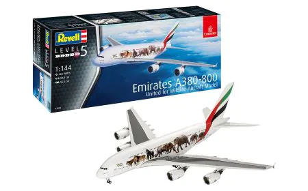 Revell 1:144 -Airbus A380-800 Emirates "Wild Livery"