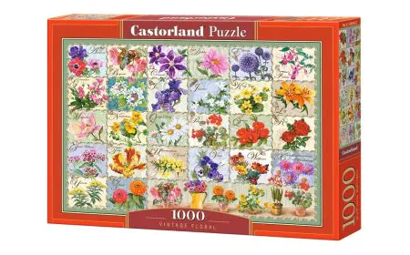 Castorland Jigsaw 1000 pc - Still Life ,Violet Snapdragons