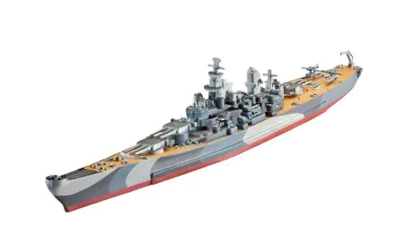 Revell Model Set 1:1200 - Battleship U.S.S Missouri