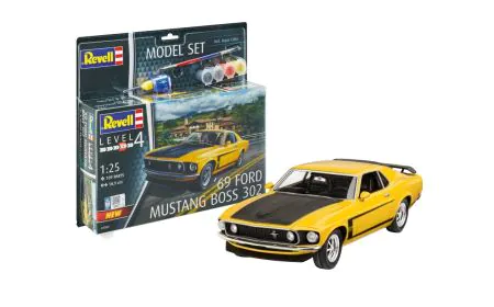 Revell Model Set 1:25 - '69 Ford Mustang Boss 302