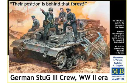 Masterbox 1:35 - German StuG III Crew (Behind the forest!)
