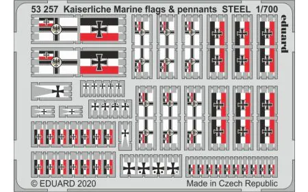 Eduard P-etch 1:700 - Kaiserlische flags&pennants