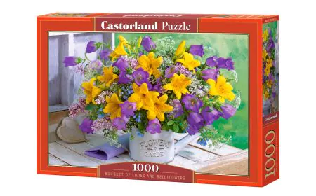 Castorland Jigsaw 1000 pc - Lillies and Bellflowers