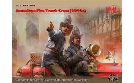 ICM 1:24 - American Fire Truck Crew (1910's) 2 Figs