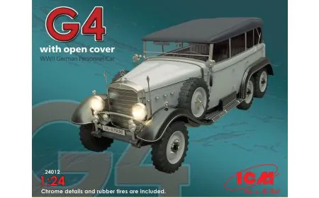 ICM 1:24 - Typ G4 Soft Top WWII German Personnel Car