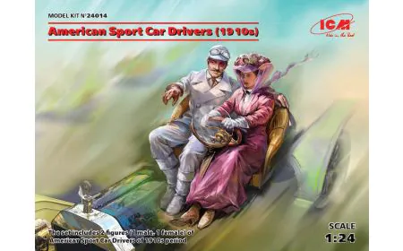 ICM 1:24 - American Sports Car Drivers (1910's) 2 Figs