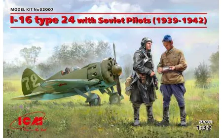 ICM 1:32 - I-16 type 24 W/ Soviet Pilots (1939-1942)