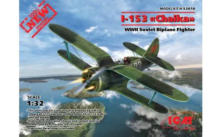 ICM 1:32 - I-153 "Chaika" WWII Soviet Fighter