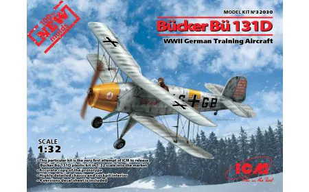ICM 1:32 - B cker B  131D, WWII German Training Aircraft