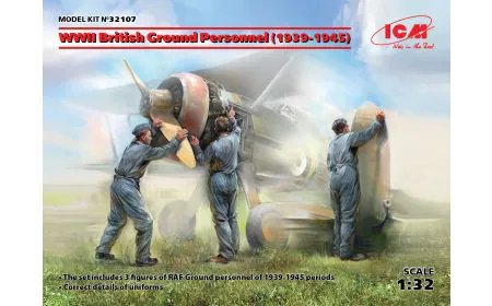 ICM 1:32 - WWII British Ground Personnel (1939-1945)