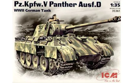 ICM 1:35 - Pz.Kpfw.V Panther Ausf.D, German Tank