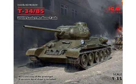 ICM 1:35 - ?-34-85, WWII Soviet Medium Tank