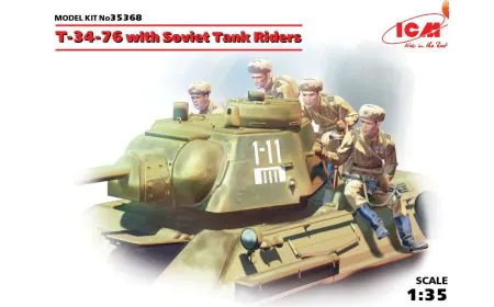 ICM 1:35 - T-34-76 with Soviet Tank Riders