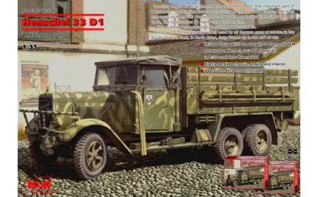 ICM 1:35 - Henschel 33 WWII German Army Truck