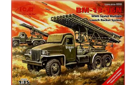 ICM 1:35 - BM-13-16N, WWII Multiple Launch Rocket Systm
