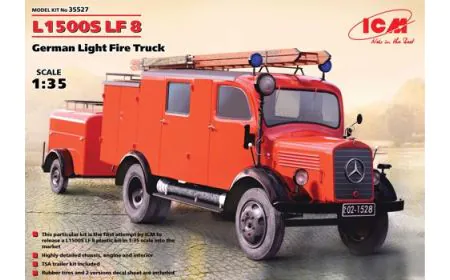 ICM 1:35 - L1500S LF 8, German Light Fire Truck