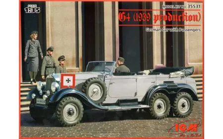 ICM 1:35 - G4 (1939) German Car w/Passengers