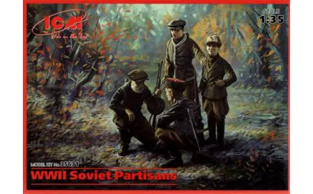 ICM 1:35 - WWII Soviet Partisans 4 Figs