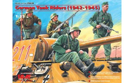 ICM 1:35 - German Tank Riders (1942-1945) 4 Figs