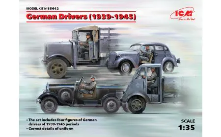 ICM 1:35 - German Drivers (1939-1945) 4 Figs