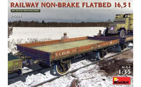Miniart WWI 1:35 - Railway Non-Brake Flatbed 16.5t