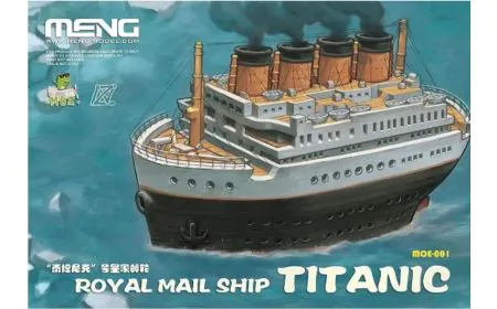 Meng Model - Royal Mail Ship Titanic (Cartoon Series)