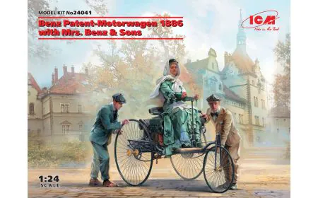 ICM 1:24 - Benz Patent - Motorwagen 1886 w/ Mrs Benz