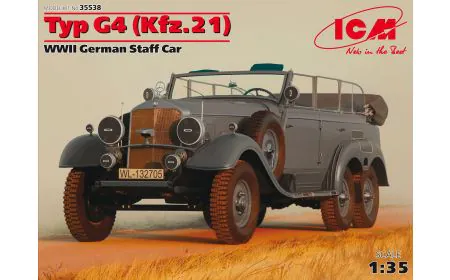 ICM 1:35 - Typ G4 (Kfz.21), WWII German Staff Car