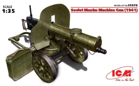 ICM 1:35 - Soviet Maxim Machine Gun (1941)