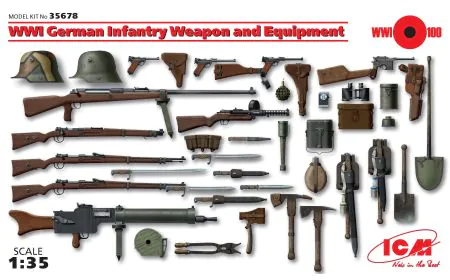 ICM 1:35 - WWI German Infantry Weapons & Equipment