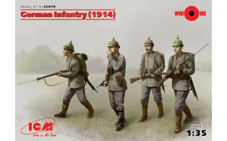ICM 1:35 - German Infantry (1914) 4 Figs