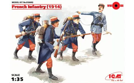 ICM 1:35 - French Infantry (1914) 4 Figs
