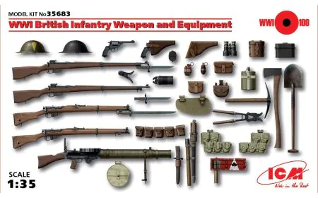ICM 1:35 - WWI British Infantry Weapons & Equipment