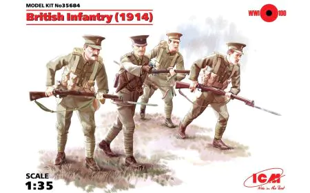 ICM 1:35 - British Infantry (1914) 4 Figs