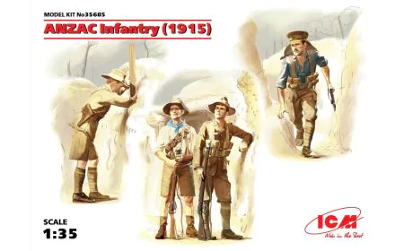 ICM 1:35 - ANZAC Infantry (1915) 4 Figs